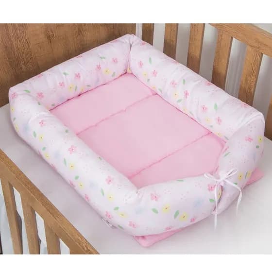 Ninho Bercinho Redutor Menina com Varias Estampas Para Bebe
