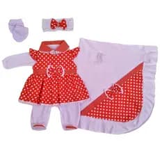 Saída Maternidade 5 Peças Bebê Menina