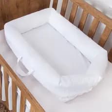 Ninho Bercinho Redutor Luxo Perola Branco para Bebe