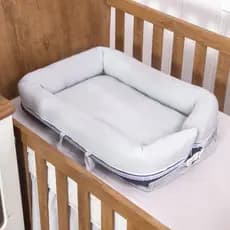 Ninho Bercinho Redutor Luxo Antony Azul Marinho para Bebe