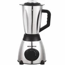 Liquidificador inox completo 1.5 Litros / 5 Velocidades + Pulsar / 500W / 220V ~ 50/60HZ - Prata/Preto