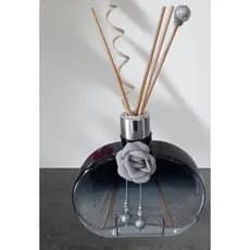 DIFUSOR DE AMBIENTE DEGRADÊ PRETO E TRANSPARENTE 300ML