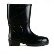 Galocha Bota de Borracha Pvc Feminina Masculina Chuva Motoqueiro