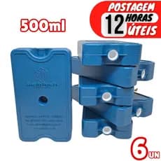 Gelo Artificial Placa Reutilizável Bolsa Térmica Cooler 500ml