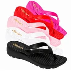 Chinelo Feminino Tamanco Confortável Ortopédico Plataforma Anabela Tratorado Nuvem