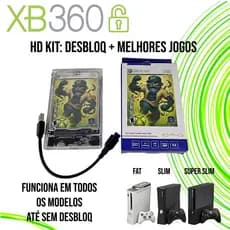HD EXTERNO XBOX 360 EXPL0IT MELHOR COLEÇÃO J0G0S