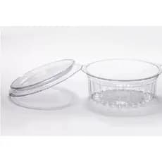 Pote Redondo Cristal com Tampa Articulada 250ml PF742 -  50 unidades