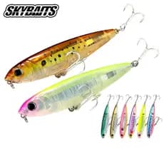 [SKYBAITS] 1 Peça 100mm/17g Isca De Pesca Lápis Flutuante , Dura A Laser Olho De Peixe 3D