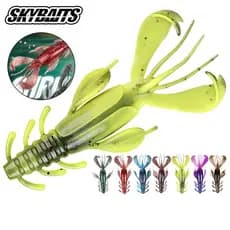 SKYBAITS , 5 Peças 10cm 10g Silicone Soft Shirmp Iscas De Pesca Com Muitas Barbas E Pernas