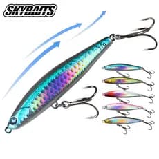 SKYBAITS , 1 Peça 12g/17g/24g/28g Isca De Pesca Lápis Afundando , Oscilação De Água Salgada De Fundição Longa