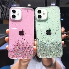 Fantasia Céu Estrelado Estojo De Telefone Transparente Brilhante Para IPhone 11 12 13 14 15 Pro Max X Xr 7 8 Plus