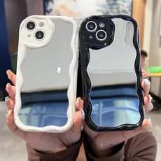 Novo produto originality Superfície espelho Capinha Capa Para IPhone 11 14 13 12 Pro Max XR X XS 7 8 Plus