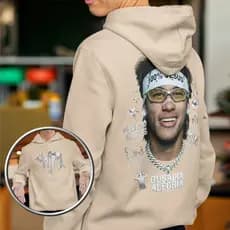 Moletom Masculino Neymar 100% Jesus Blusa De Frio Futebol Casaco Com Capuz Agasalho Algodão Premium