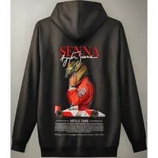 Blusa Moletom Ayrton Senna Carro Formula 1 Lançamento