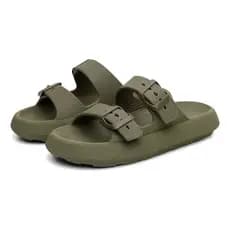 Chinelo Masculino Feminino Sandália Duas Tiras Slide Confortável Birken Fivela Antiderrapante