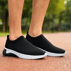 Tênis Meia feminino Respiravel Macio Para Academia Caminhada Calce Fácil Meninas Slip On