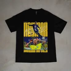 Camiseta Oversized Streetwear Menino da Vila Unissex