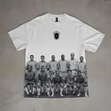 Camiseta Oversized Malhão Seleção Brasil 2002 Penta
