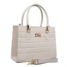 BOLSA FEMININA DE MÃO MÉDIA COM ALÇA EXTRA  AJÚSTAVEL