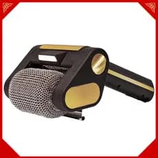 Limpador De Grelha Elétrica Sem Fio Recarregável-Ferramenta Para Churrasco Com Rolo De Aço Inoxidável De 350 RPM E Luz L