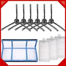 Kit De Acessórios De Substituição Para ILIFE V3 V3S V5 V5S V5S Pro Robô Aspirador Filtro Filtros Escovas Laterais