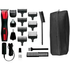 Kit Wahl Groomsman T-pro Aparador de Barba E Pelos Sem fio Com Acessórios
