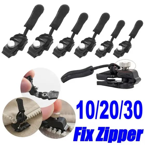 Kit De Reparo De Zíper-Zíperes De Substituição Para Instantâneo Universal-Ferramentas De Costura De Cabeça De Resgate De