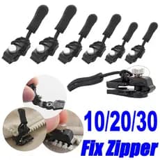 Kit De Reparo De Zíper-Zíperes De Substituição Para Instantâneo Universal-Ferramentas De Costura De Cabeça De Resgate De