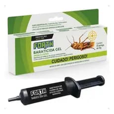 Mata Veneno Mata Barata Baraticida Gel 10g Com Trava De Segurança Forth Jardim