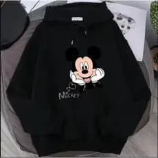 Moletom Canguru Com Bolso Com Capuz Blusa de Frio Desenho Mickey Mouse