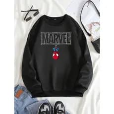 Moletom Gola Careca Homem Blusa de Frio Filme Algodão Sem Bolso Aranha Jaqueta Masculina Blusa Feminina Estilosa