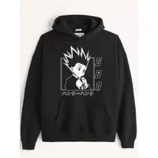 Moletom Canguru Com Bolso Com Capuz Anime Hunter x Hunter Gon