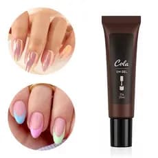 Cola Em Gel Para Tips Soft Gel 20G Cor Transparente Para Unha Postiça Alongamento