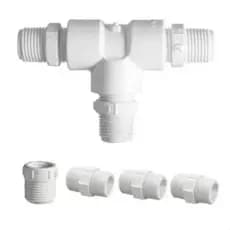 Adaptador Conector T Para Torneira Monocomando Pvc Dc-9067