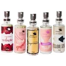 Perfume Amei Cosméticos Feminino 17ml Alta Fixação 33% de Essência Importada