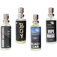 Perfume Amei Cosméticos Masculino 17ml Alta Fixação 33% de Essência Importada