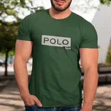 Camiseta Polo Masculina Algodão - Camisa, Estilo Casual, Modelagem Slim Fit, Várias Cores