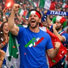 Camiseta Casual unissex para copa do mundo seleção  Italia Blusa de Manga Curta Gola Redonda com Estampa de dtf Gráfico