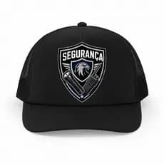 Boné Segurança com Logo Profissão Ajustável