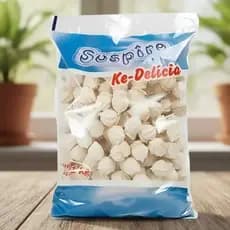 Suspiro Tradicional 1Kg Merengue Para Sobremesa Lembrancinhas Festas Eventos Decoração