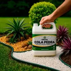 Cola Pedra Fixador Trava Pedras e seixos Para Decoração da Casa Jardim garagem caminhos 5 litros