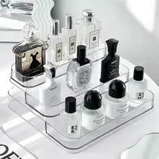 Porta Maquiagem Organizador De Cosméticos Perfume Prateleira Multiuso 3 Andares