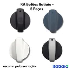 Kit Botão de Fogão Itatiaia 5 peças