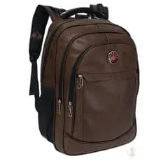 Mochila De Couro Masculina Feminina Grande Impermeável Trabalho Faculdade Escola Qualidade