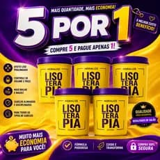 Máscara Capilar Lisoterapia 400g Hidratação Prof Reconstrução Nutrição e Brilho Intenso Lisoterapia