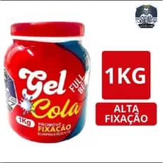 Gel Cola Para Cabelo Modelador e Fixador 1kg - Santo Barbudo Original