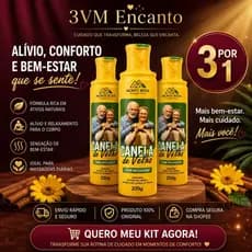 Pomada Massageadora Canela Velho 3 em 1 Gel Super Resultado 220g