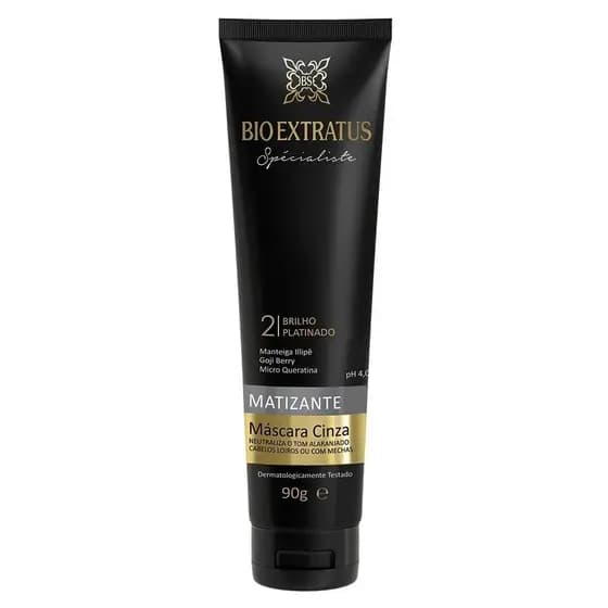 Máscara Spécialista Matizante Cinza Bio Extratus 90g