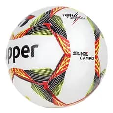 Kit Bola de Futebol de Campo Topper Slick 24 + Bomba de Ar