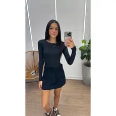 Body de Malha Juvenil – Look Casual para Escola e Dia a Dia
